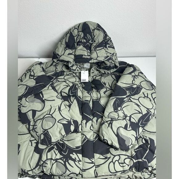 H&M x Warner Bros Ultra Oversized Puffer Coat Looney Tunes Sylvester Size XXL - Picture 6 of 15